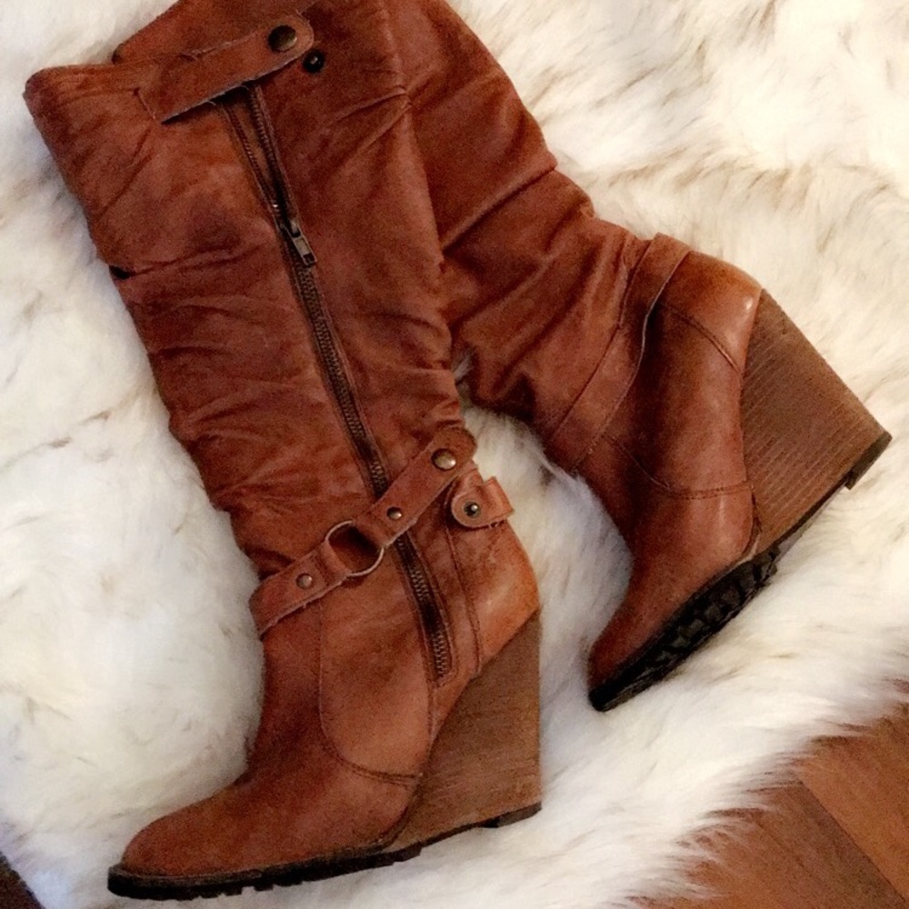 BAKERS WEDGE BOOTS | size: 7.5